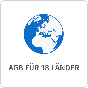 AGB für 18 Länder