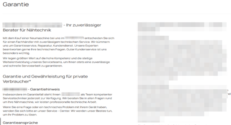 Abmahnung Garantie 2
