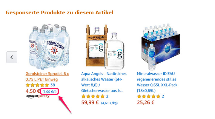 Amazon Grundpreis 3