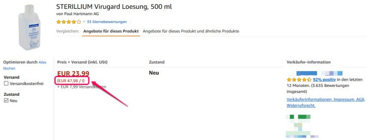 Amazon Grundpreis 4