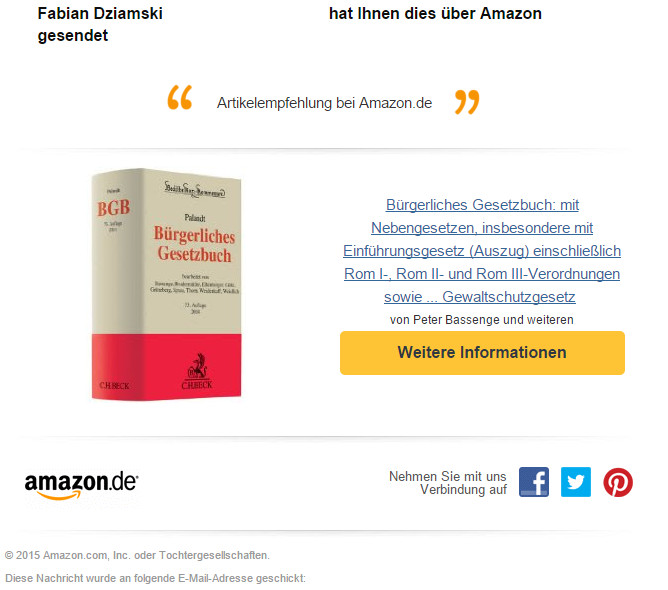 Amazon Weiterempfehlung3