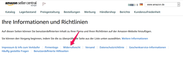 Amazon Widerrufsrecht 1