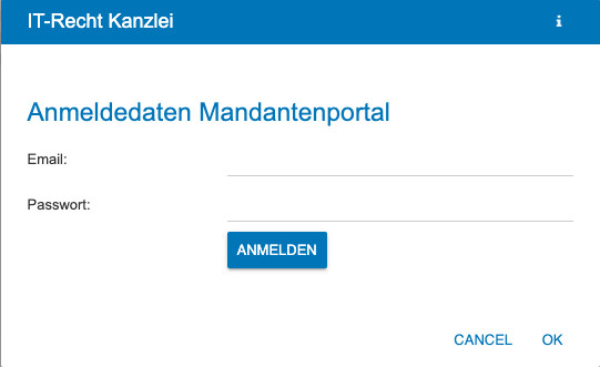 Anmeldung 1