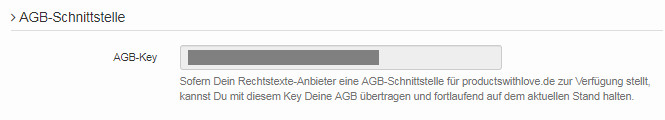Ansicht nach aktivierter Schnittstelle bei PWL