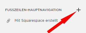 Auswahl Navigationspunkt in der Fu&szlig;zeile hinzuf&uuml;gen