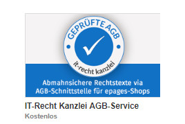 Auswahl Schnittstellen App der IT-Recht Kanzlei im Tlekom Shop