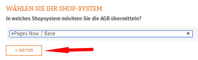 Auswahl Shopsystem ePages