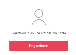 Bei TikTok registrieren - anmelden