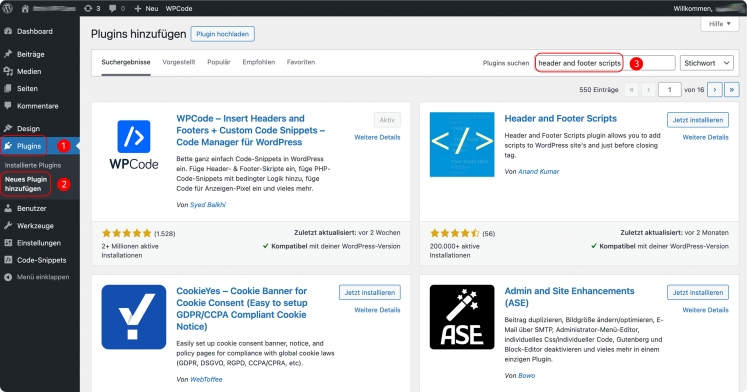 Cookie-Tool: WordPress 3_v2