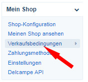 Delcampe - Auswahl Mein Shop - Verkaufsbedingungen