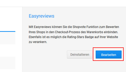 Easyreviews bearbeiten