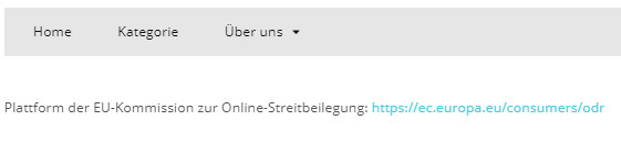 Einpflegen des Impressums bei ePages