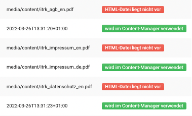 Einrichtung Schnittstelle - Gambio Shop - Rechtstexte werden im Content-Manager verwendet