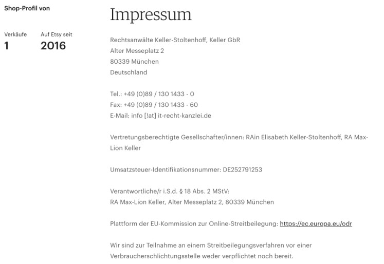 Etsy-Impressum 3