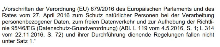 Gesetzesvorschlag zur Erg&auml;nzung von &sect; 3a UWG