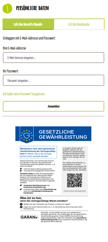Gewährleistungslabel 6