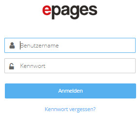 Händler-Login bei ePages