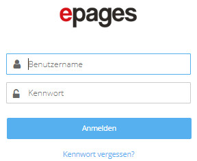 Händler-Login bei ePages