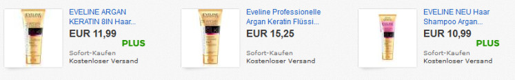 Kleine Galerieansicht auf der Plattform eBay