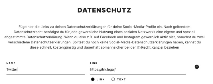 Link Twitter