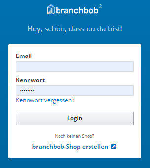 Login Branchbob Admin