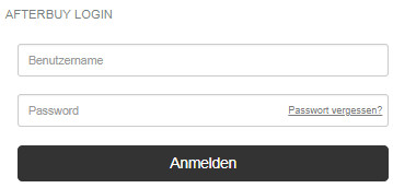 Login bei Afterbuy
