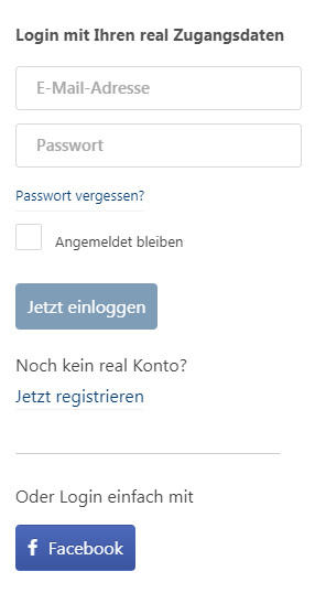 Login im real Händleraccount