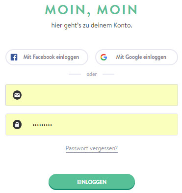 Login in den Jimdo-Shop-Account