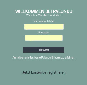 Login in den Palundu Account