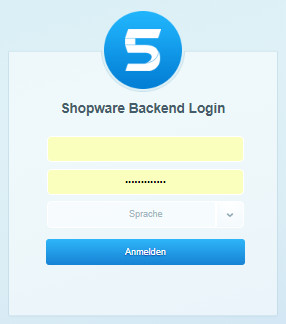 Login in den Shopware Händleraccount