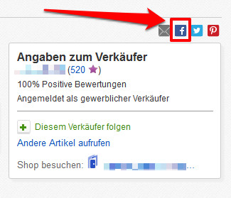 Social Plugin auf eBay