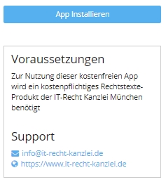 Strato Shop - App installieren