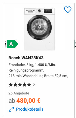 Waschmaschine 1