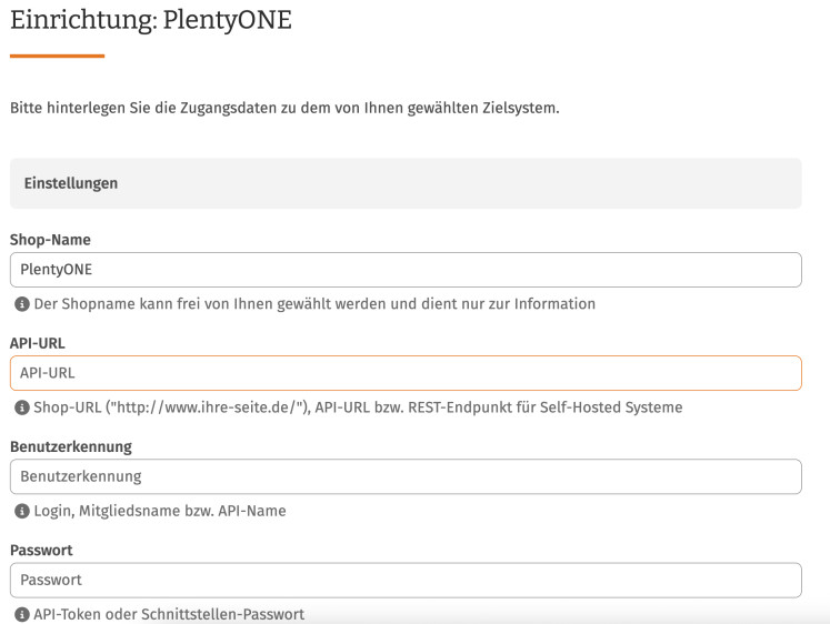 plentyONE