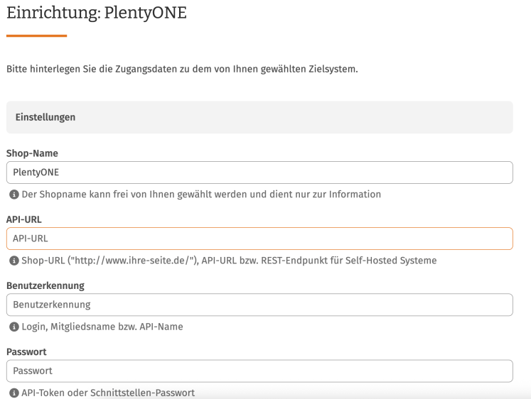 plentyONE